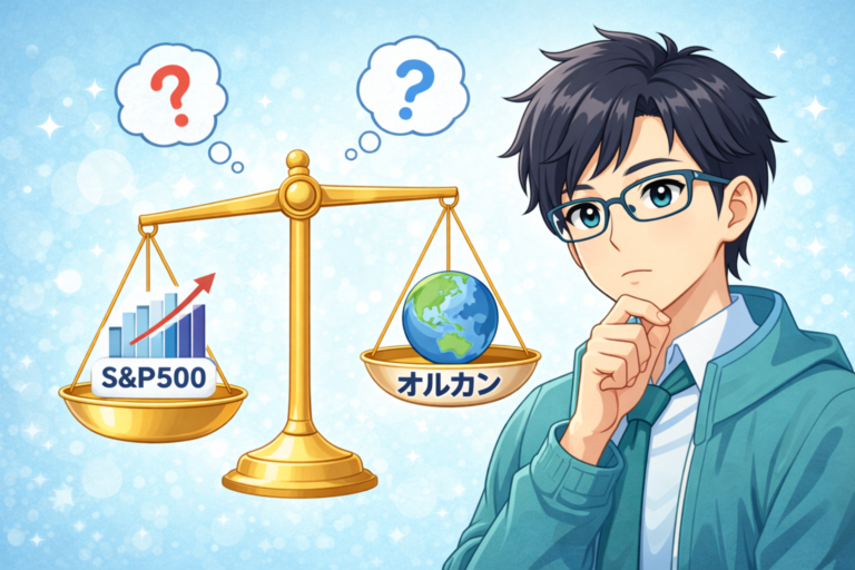 オルカンとS&P500どっちがいい？初心者向けに違いをわかりやすく比較