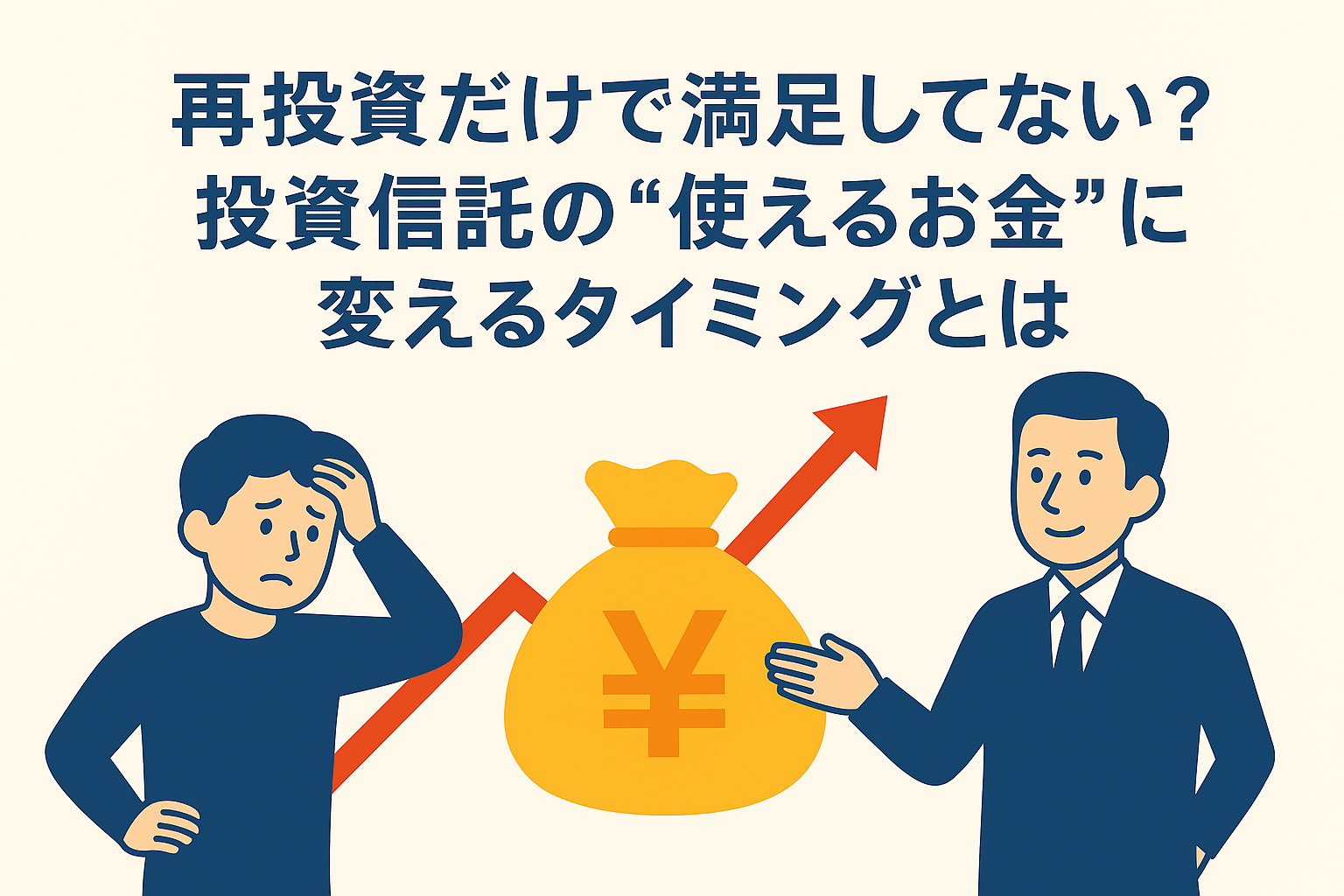 再投資だけで満足してない？投資信託の“使えるお金”に変えるタイミングとは