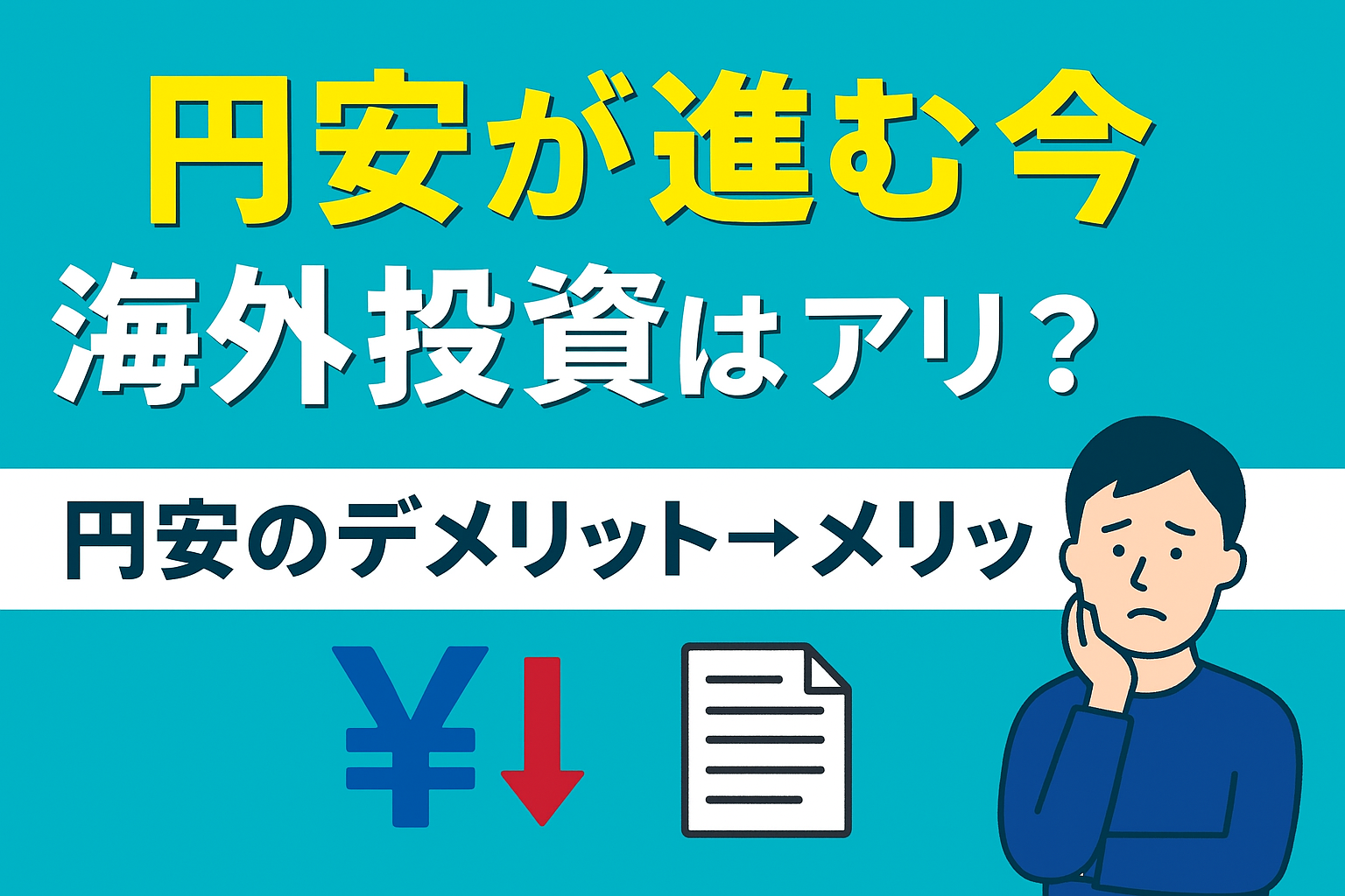 円安が進む今、海外投資はアリ?ナシ?